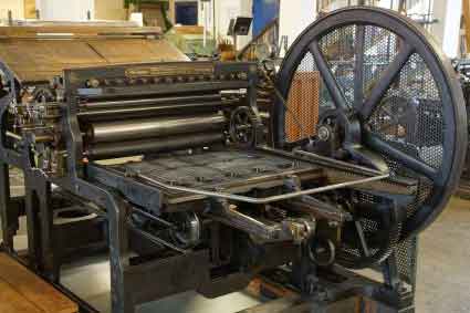 Historische Druckereitechnik selbst erleben